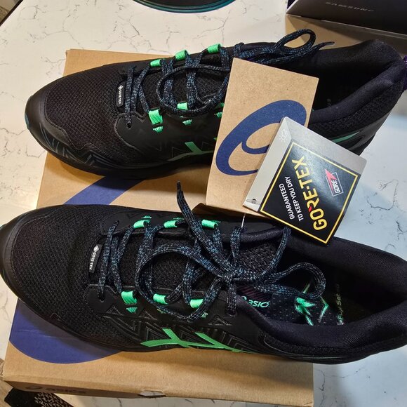 Asics Gel-Fujisetsu 3 Gore-Tex Black 1011A972-002 Men's Size 10 Hiking Trail NEW - Picture 2 of 15